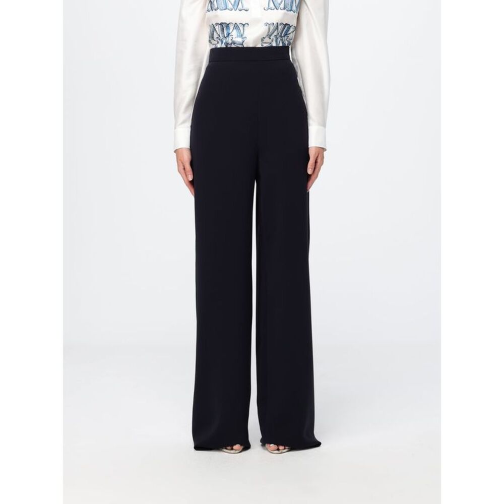Max Mara Pants Woman Navy